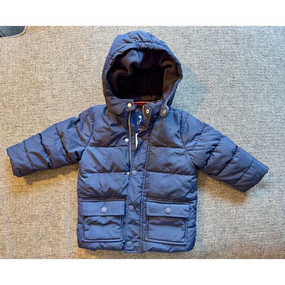 Jacadi - Baby Boy Blue Parka - Size 24m French Brand/EU Sizing